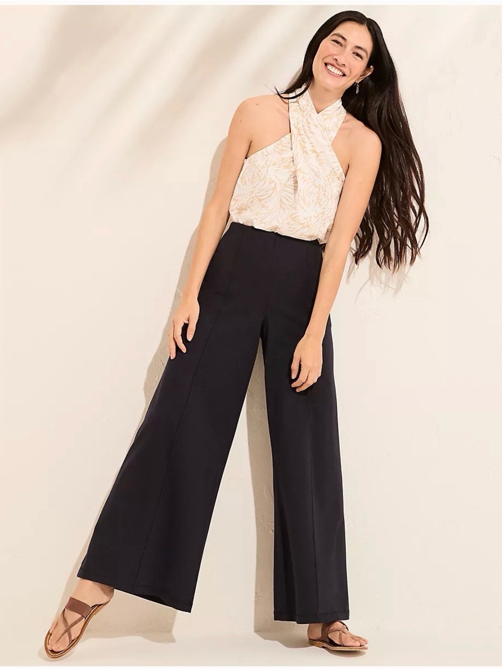 Lands End - StarFish High Rise Palazzo Pants